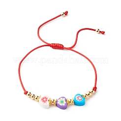 Adjustable Nylon Thread Braided Bracelets&nbsp;BJEW-JB06349-02