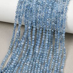 Natural Devil Blue Aquamarine Beads Strands&nbsp;GG-CBAF158-D01-02