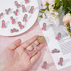 20Pcs Silk Ribbon Enamel Pins&nbsp;JEWB-FH0001-72