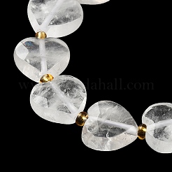 Natural Quartz Crystal Beads Strands&nbsp;G-B044-B15-01