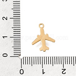 304 Stainless Steel Rhinestone Pendants&nbsp;STAS-E531-22G-A