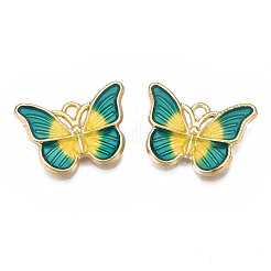 Rack Plating Alloy Enamel Pendants&nbsp;LS-ENAM-T011-168B