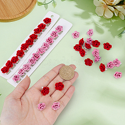 40Pcs 2 Colors Plastic Hair Fastener for Women Girls Hairstyling&nbsp;OHAR-MA0001-01