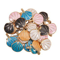 Alloy Enamel Pendants&nbsp;ENAM-CJ0001-34