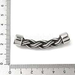 304 Stainless Steel Braided Cord Connector Charms&nbsp;STAS-H238-05A-AS