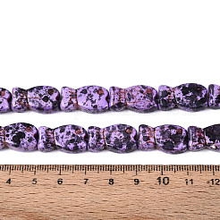 Spray Painted Synthetic Turquoise Beads Strands&nbsp;TURQ-T004-16D