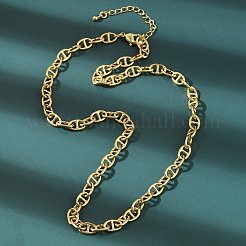 Brass Oval Link Chain Necklaces&nbsp;NJEW-A042-16G