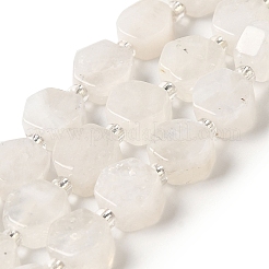 Natural Rainbow Moonstone Beads Strands&nbsp;G-P534-A06-02