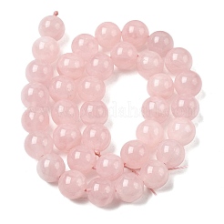 Natural Madagascar Rose Quartz Beads Strands&nbsp;G-B167-A01-10mm