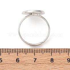 Adjustable Brass Ring Components&nbsp;KK-Q573-004P