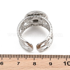 304 Stainless Steel Cuff Ring Components&nbsp;SA-CBA82C8-01D-P