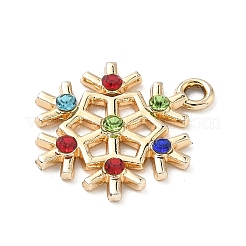 Alloy Rhinestone Pendants&nbsp;X-PALLOY-P313-01A-G