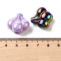 UV Plating Opaque Acrylic Beads&nbsp;MACR-F083-09