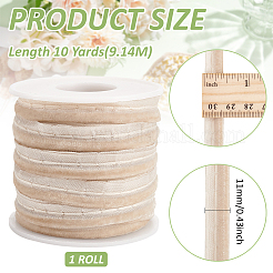 10 Yards Velvet Lip Cord Trim&nbsp;SRIB-BC0001-33A