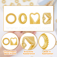 40Pcs 2 Style Alloy Bead Frame&nbsp;FIND-DC0002-72