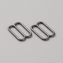 Alloy Underwear Strap Adjustment Buckles&nbsp;FIND-WH0110-599B-B