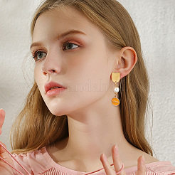 20 Pairs 304 Stainless Steel Stud Earring Findings&nbsp;STAS-UN0047-68