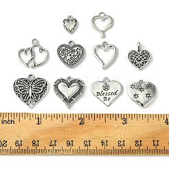 60Pcs 10 Styles Tibetan Style Alloy Pendants&nbsp;FIND-FS0002-20