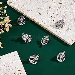 6Pcs Alloy Lapel Pin Backs&nbsp;JEWB-DC0001-23P