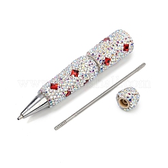 Polymer Clay Rhinestones Ball-Point Pen&nbsp;OFST-D300-02P-A