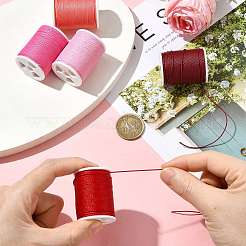 5 Rolls 5 Colors Round Waxed Polyester Cord&nbsp;YC-FS0001-02E