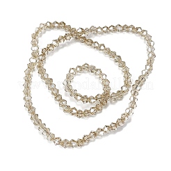 Transparent Electroplate Glass Beads Strands&nbsp;EGLA-A039-T3mm-UA08