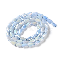 Ombre Effect Dyed Glass Beads Strands&nbsp;GLAA-I059-01B