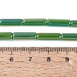 Electroplate Imitation Jade Glass Beads Strands&nbsp;EGLA-Q132-02A-A01