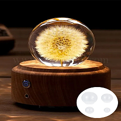 4Pcs 4 Styles DIY Round Crystal Ball Display Decoration Silicone Molds&nbsp;DIY-LP0003-98
