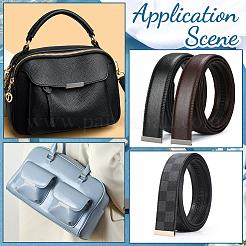 12 Bags 3 Colors Alloy Bag Decorative Edge Buckles&nbsp;FIND-CY0002-06