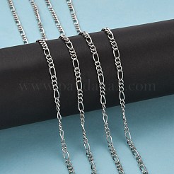 Platinum Plated Iron Figaro Chains Mother-Son Chains&nbsp;X-CHSM005Y-N