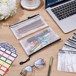70Pcs Rectangle Transparent PVC File Pockets&nbsp;AJEW-WA0001-92