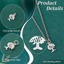 6Pcs 925 Sterling Silver Charms&nbsp;STER-PH0002-41