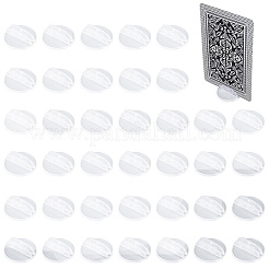 50Pcs Plastic Name Card Holders&nbsp;AJEW-CP0009-07