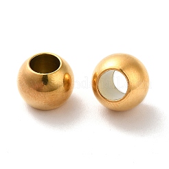 Ion Plating(IP) 304 Stainless Steel European Beads&nbsp;LS-STAS-E034-1G