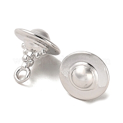 Rack Plating Brass Planet Charms&nbsp;KK-Q807-03P