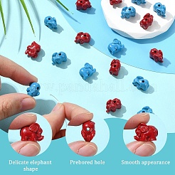 20Pcs 2 Colors Synthetic Coral Beads&nbsp;CORA-YW0001-03