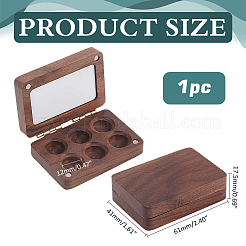 Wood Watercolor Paints Tins Box&nbsp;AJEW-WH0542-84B