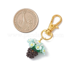Glass Seed Beaded Pendant Decorations&nbsp;HJEW-MZ00401