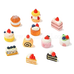 44Pcs 11 Styles Cake Miniature Ornaments&nbsp;DJEW-CJ0001-29