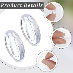 200 Pairs Silicone Eyeglass Nose Pads&nbsp;DIY-CN0003-82