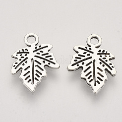 Autumn Theme Tibetan Style Alloy Pendants&nbsp;TIBEP-T009-16AS-RS