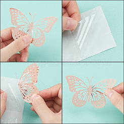 8 Sets 8 Styles Paper Wall Stickers&nbsp;DIY-CA0002-33