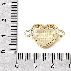 Brass Cubic Zirconia & Natural Shell Connector Charms&nbsp;KK-G602-08G