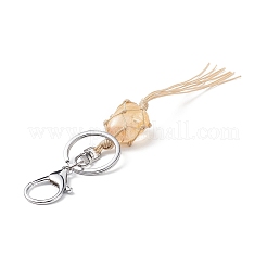 Natural Mixed Gemstone Tassel Keychain&nbsp;KEYC-TA00001