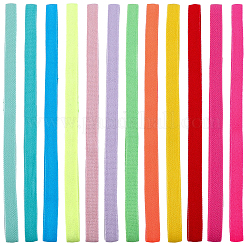 Candy Color Nylon & Spandex Elastic Bookmark&nbsp;OFST-CP0001-14C