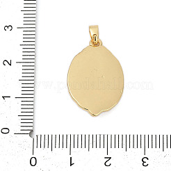 Brass Enamel Pendants&nbsp;KK-U068-13A-05G