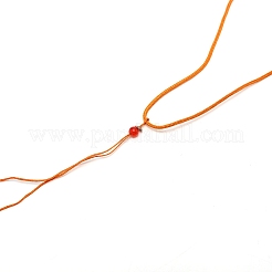 Nylon Pendant Cord Loops&nbsp;NWIR-WH0012-02D