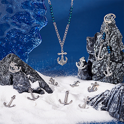 12Pcs 6 Style Stainless Steel Pendants&nbsp;STAS-UN0037-79