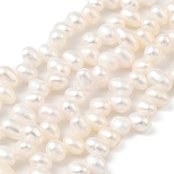 Natural Cultured Freshwater Pearl Beads Strands&nbsp;PEAR-I007-04B-01A